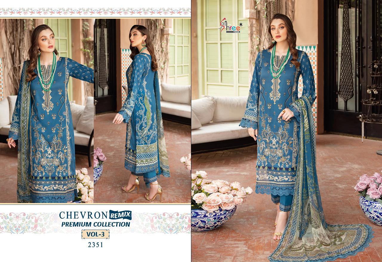 Shree Chevron Remix Premium 2 Wholesale Pakistani Suits Collection
